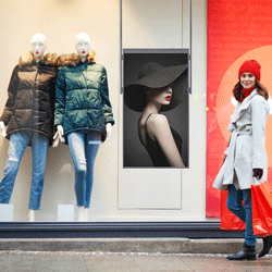 WINDOW FACING DISPLAY