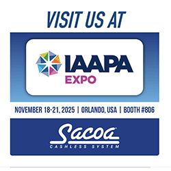 Sacoa Cashless System Set to Impress at IAAPA Expo 2025.
