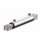 Forked clevis mounted hydraulic cylinders