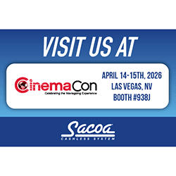 Sacoa Cashless System Redefines the In Lobby Experience at CinemaCon 2026.