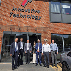 Governor of the Bank of England visits Innovative Technology in Oldham.