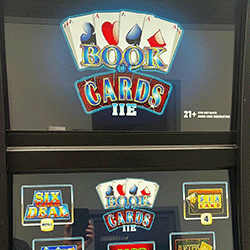 USED Slot Cabinet  - Book of Cards