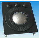 Trackball with self-draining and removable ball