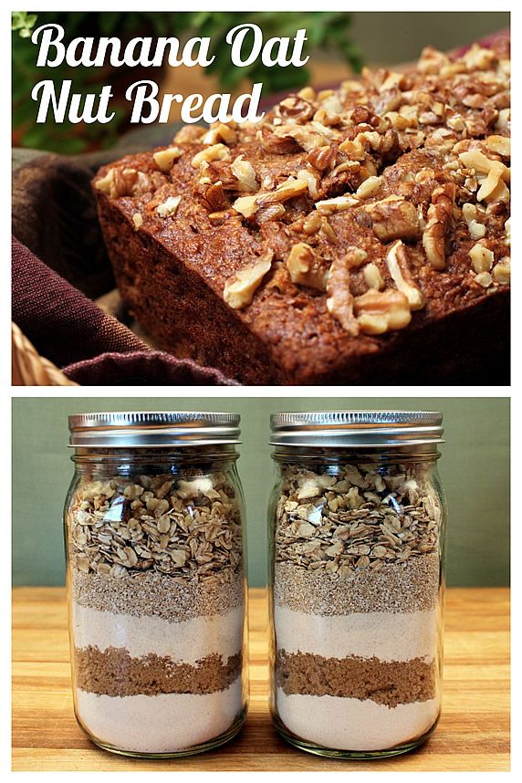 Banana Oat Nut Bread