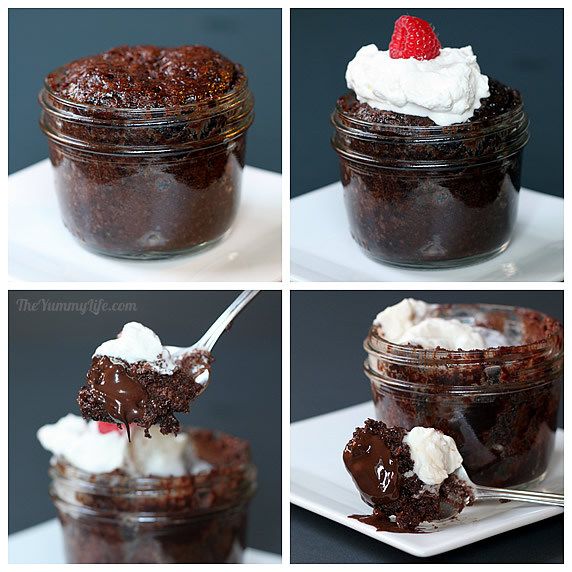 Brownie Lava Cakes - Room for Tuesday