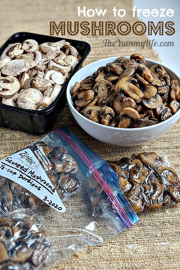 How to Freeze Mushrooms