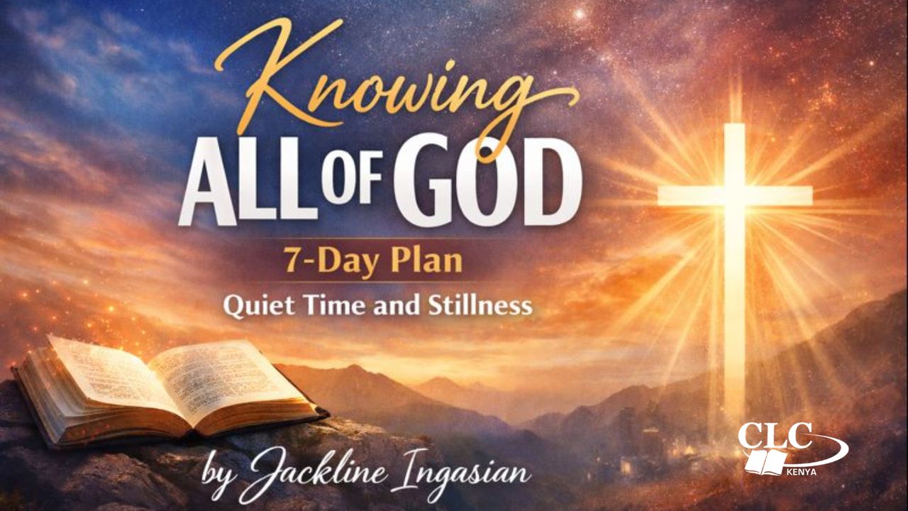 Knowing All of God: Quiet Time and Stillness by Jackline Ingasian YouVersion plan image