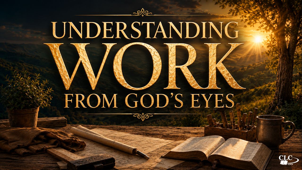 Understanding Work From God's Eyes by Patrick Omukhango YouVersion plan image