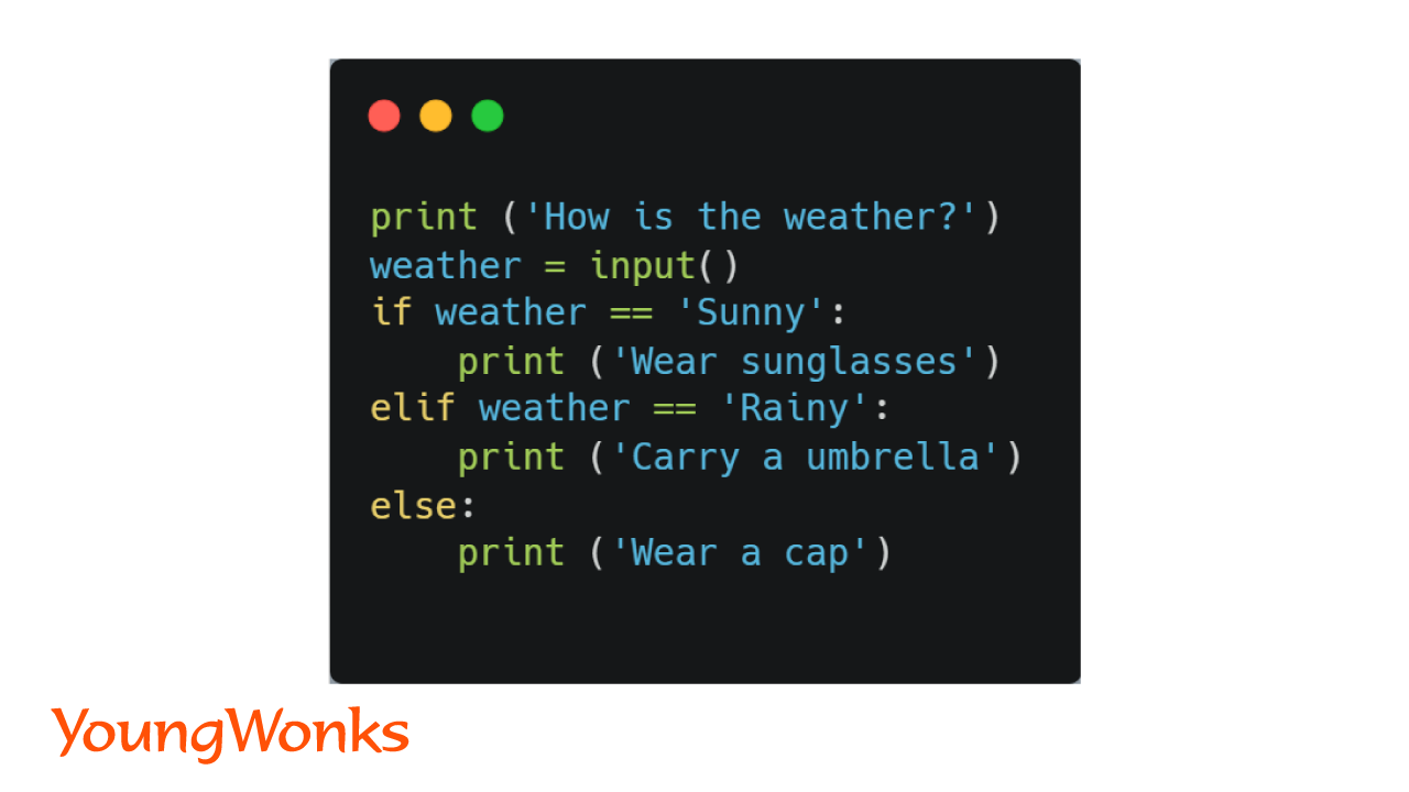 How to use Python If Else statements