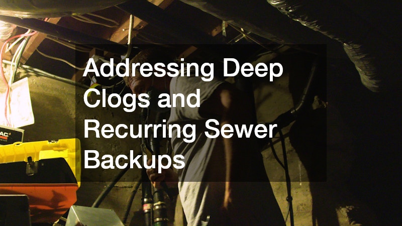 Addressing Deep Clogs and Recurring Sewer Backups