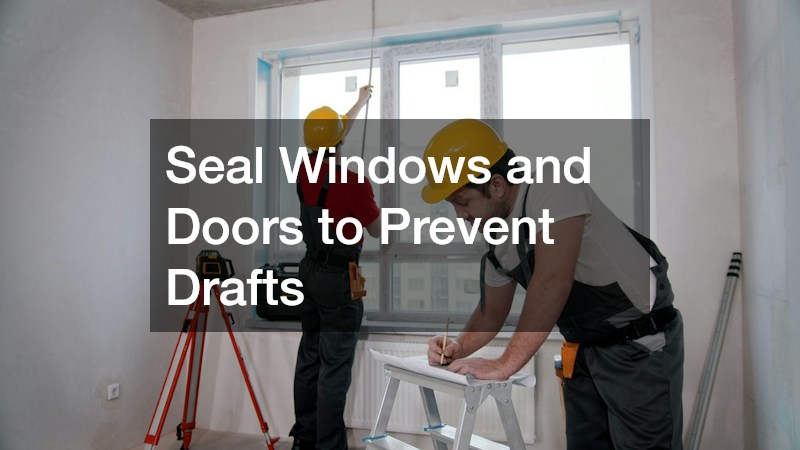 Seal Windows and Doors to Prevent Drafts