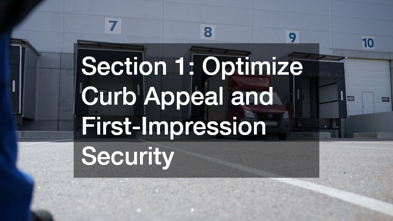 Section 1: Optimize Curb Appeal and First-Impression Security