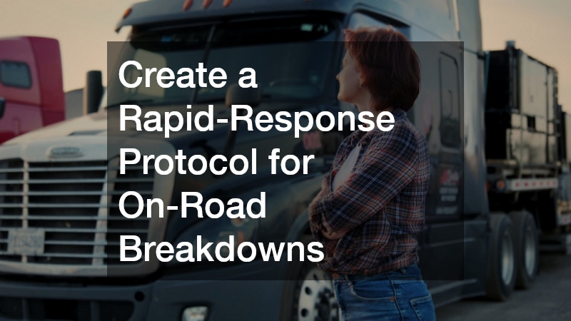 Create a Rapid-Response Protocol for On-Road Breakdowns