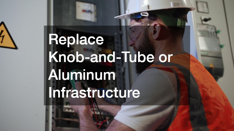 Replace Knob-and-Tube or Aluminum Infrastructure