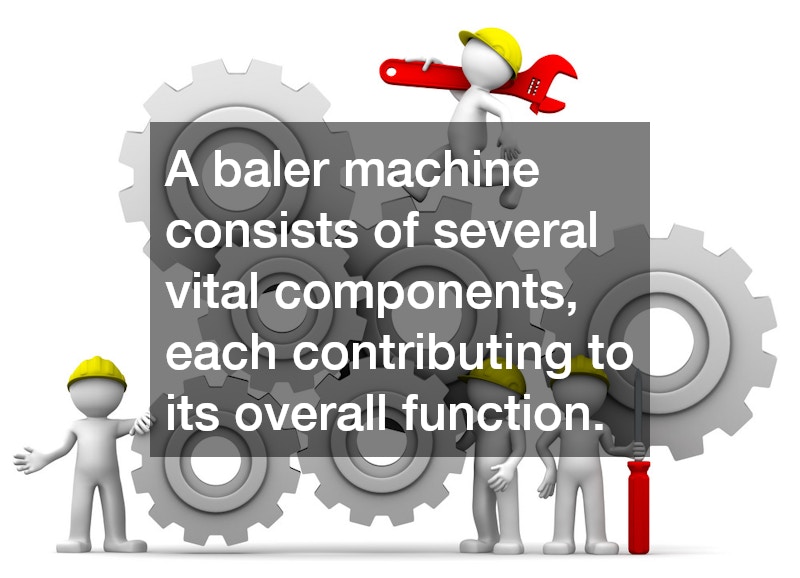 A baler machine consists of several vital components, each contributing to its overall function.