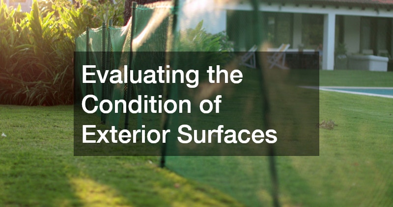 Evaluating the Condition of Exterior Surfaces