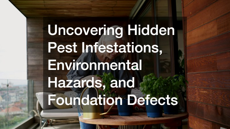 Uncovering Hidden Pest Infestations, Environmental Hazards, and Foundation Defects