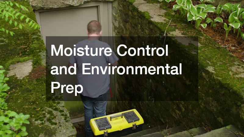 Moisture Control and Environmental Prep