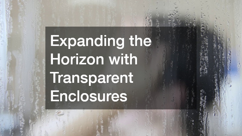 Expanding the Horizon with Transparent Enclosures