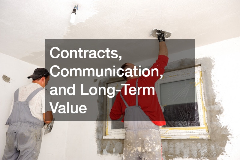 Contracts, Communication, and Long-Term Value