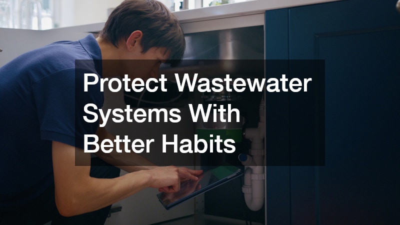 Protect Wastewater Systems With Better Habits