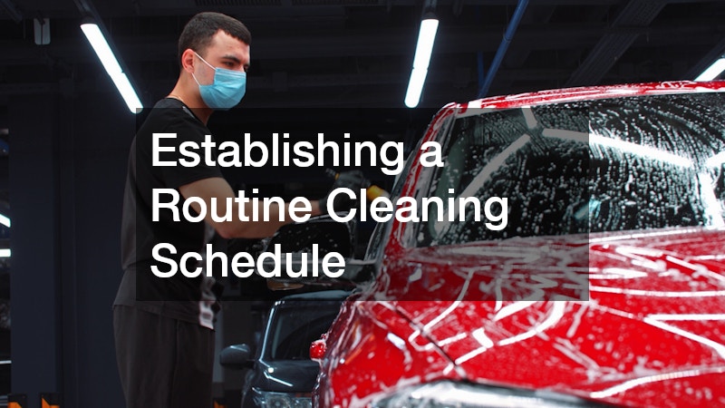 Establishing a Routine Cleaning Schedule