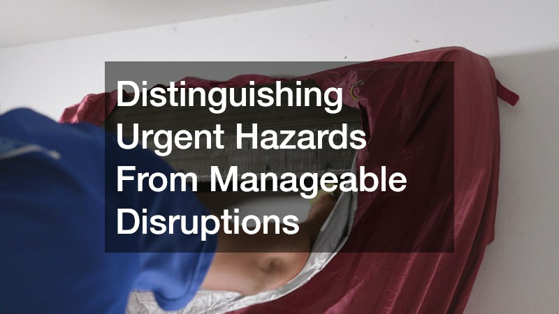 Distinguishing Urgent Hazards From Manageable Disruptions