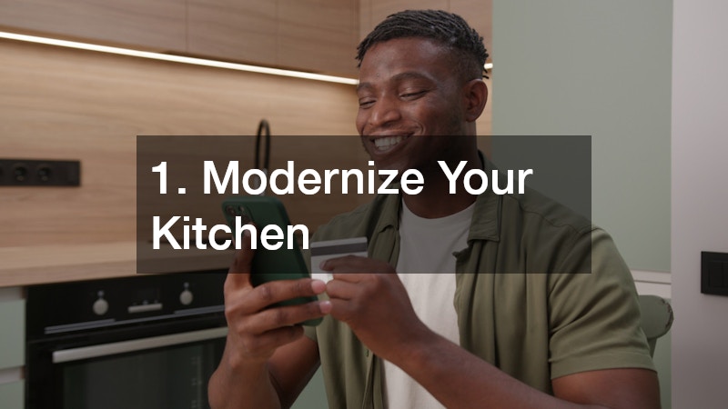1. Modernize Your Kitchen