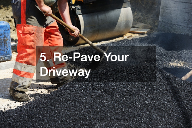 5. Re-Pave Your Driveway