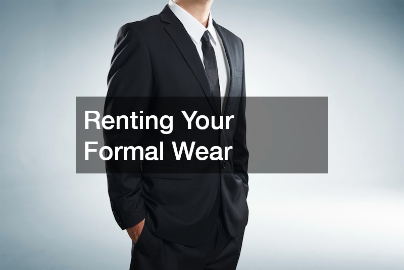 Renting Your Formal Wear