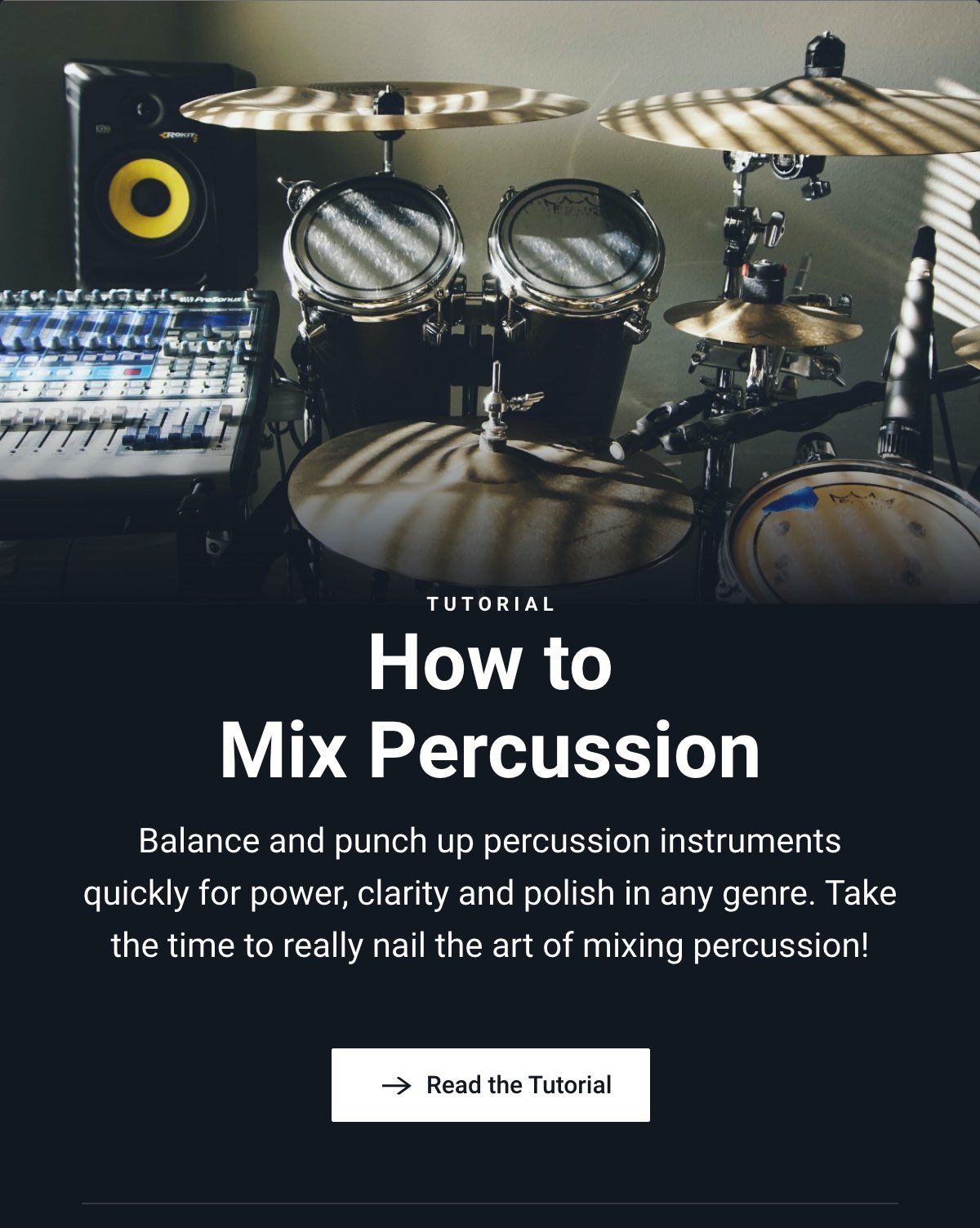 How to Mix Percussions (Please Load Remote Content)