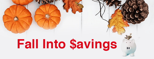 Fall Into Savings