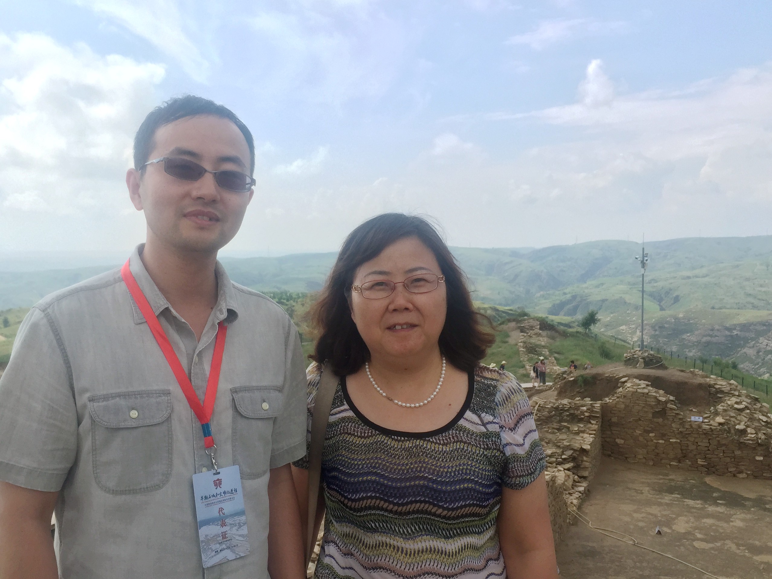 Prof. Songmei Hu and me, at Shimao city Prof. Songmei Hu and me, at Shimao city
