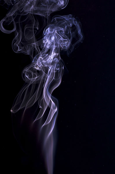 Turbulence forming from a rising column of smoke. Turbulence forming from a rising column of smoke.