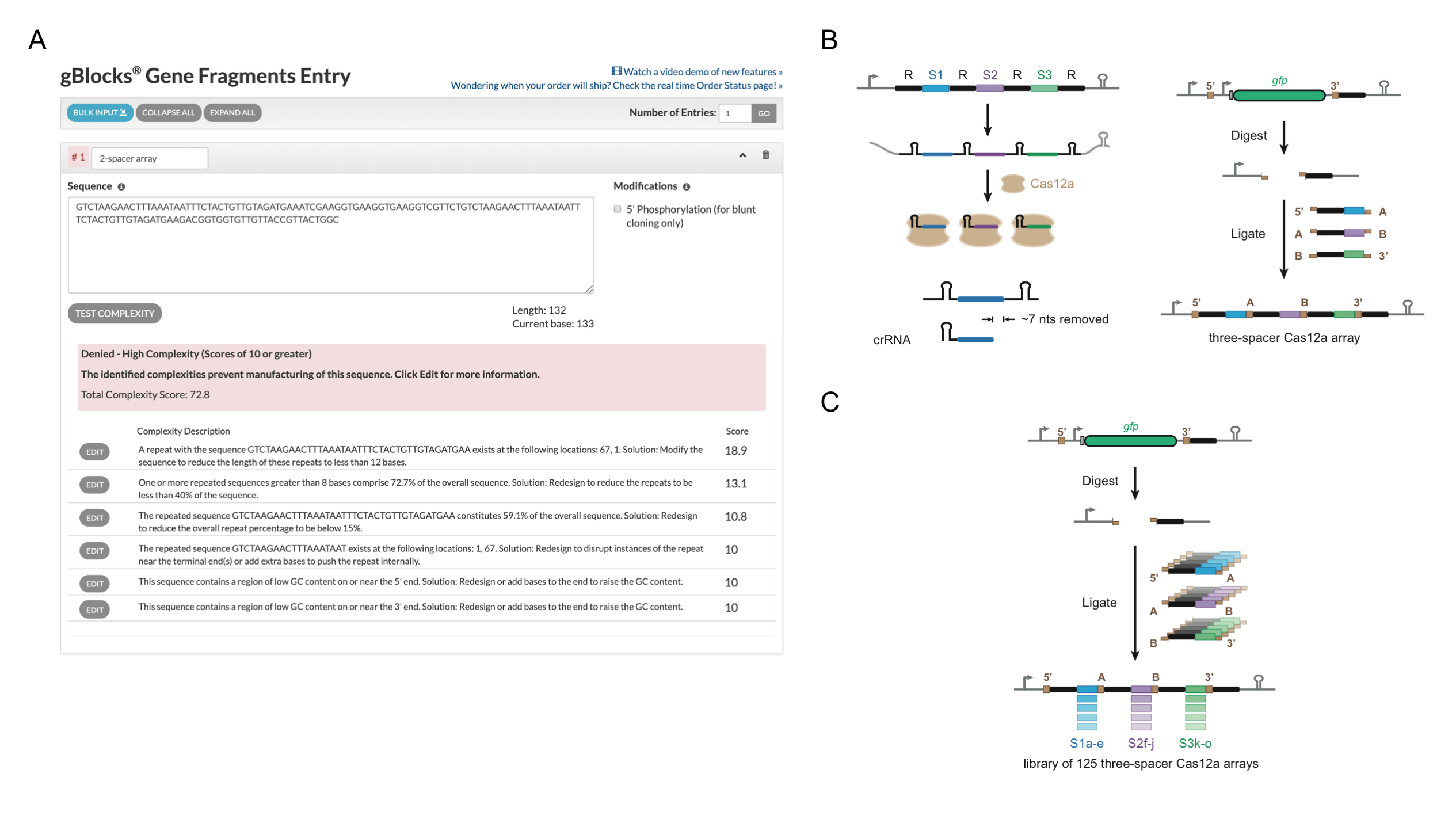 Figure 1. Generating CRISPR arrays with CRATES. Figure 1. Generating CRISPR arrays with CRATES.