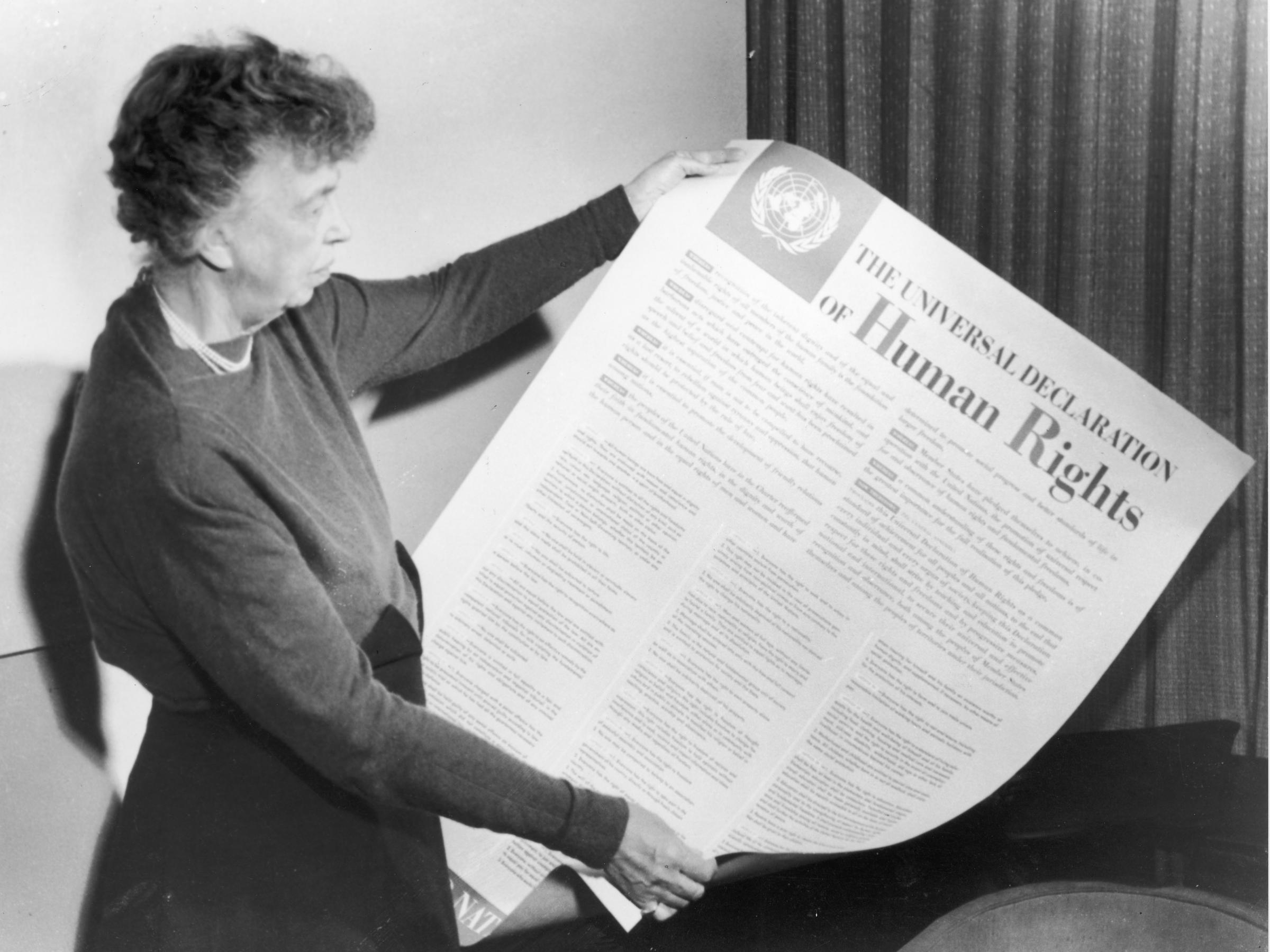 Elenor Roosevelt and the United Nations Universal Declaration of Human Rights Elenor Roosevelt and the United Nations Universal Declaration of Human Rights