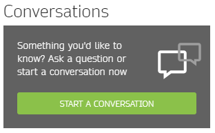 Conversations button Conversations button