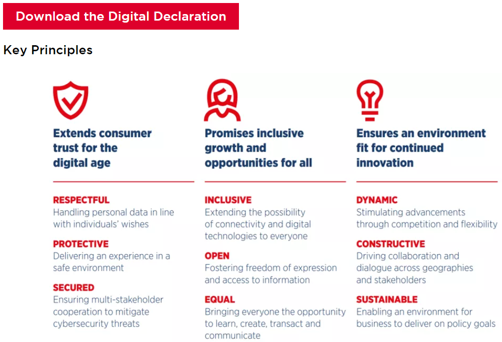 GSMA Digital Declaration GSMA Digital Declaration