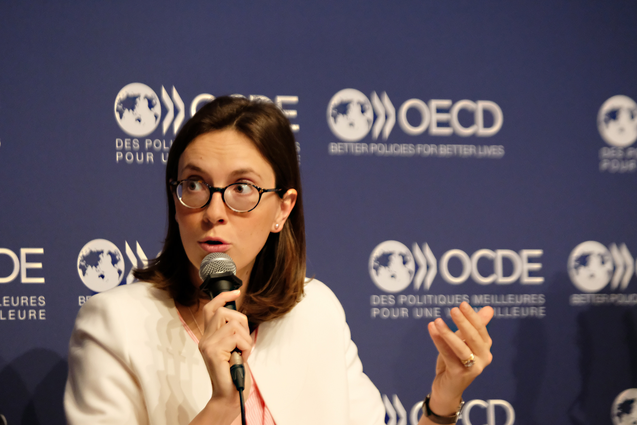 Amelie de Montchalin speaking in The Future of the EU session Amelie de Montchalin speaking in The Future of the EU session