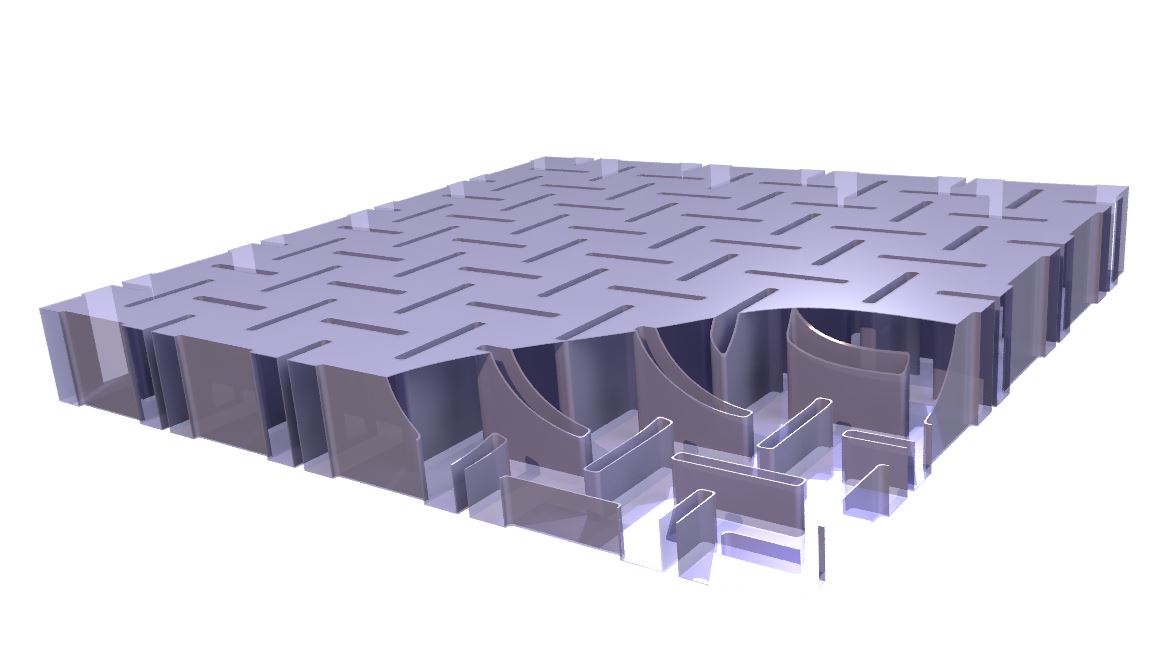 Digital Schematic of nanocardboard cutout Digital Schematic of nanocardboard cutout