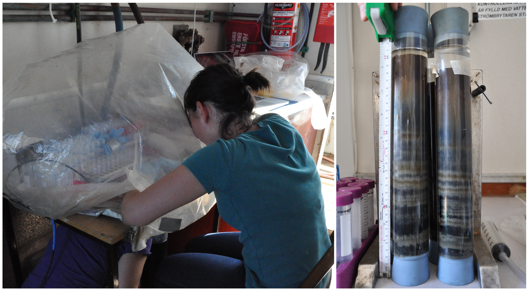 Fig. 2. Lab on board of Fyrbygarren Fig. 2. Lab on board of Fyrbygarren