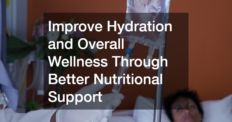 Improve Hydration and Overall Wellness Through Better Nutritional Support