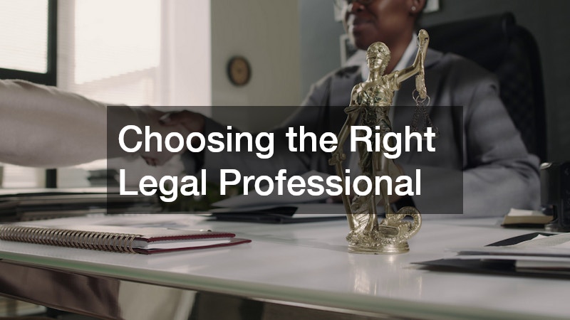 Choosing the Right Legal Professional