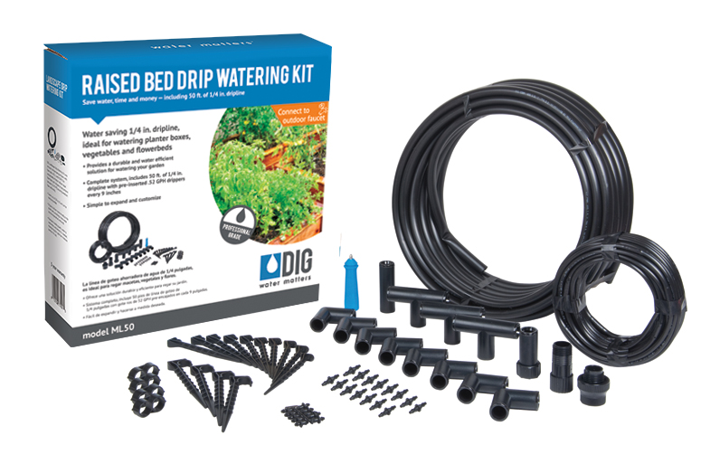 DIG Raised Bed Drip Irrigation Kit
