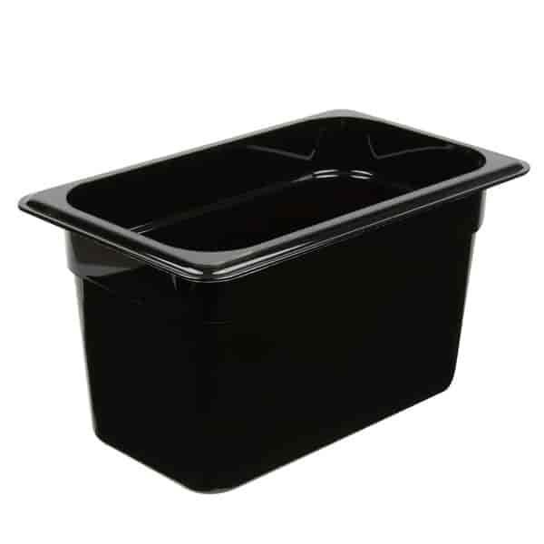Cambro 46CW110 GN 1/4 150mm Polycarb 3.7L - Black