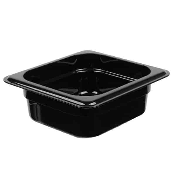 Cambro 62CW110 GN 1/6 Food Pan 65mm Polycarb 1L - Black