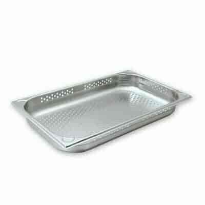 Robinox Z11025-P Perforated Steam Table Pan - 1/1 size, 25mm deep