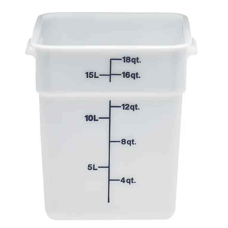 Cambro 18SFSP148 Camsquare 17.2L Storage Container - Poly