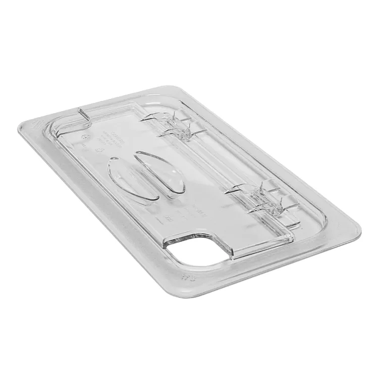 Cambro 30CWLN135 GN 1.3 Flip Lid Notched - Clear