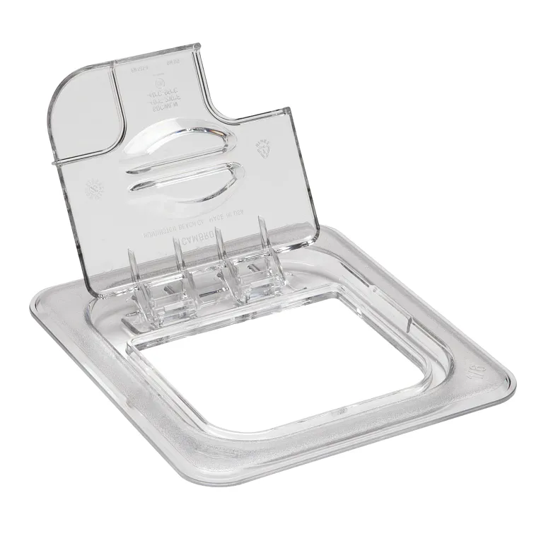 Cambro 60CWLN135 GN 1.6 Hinged Cover Notched-Clear